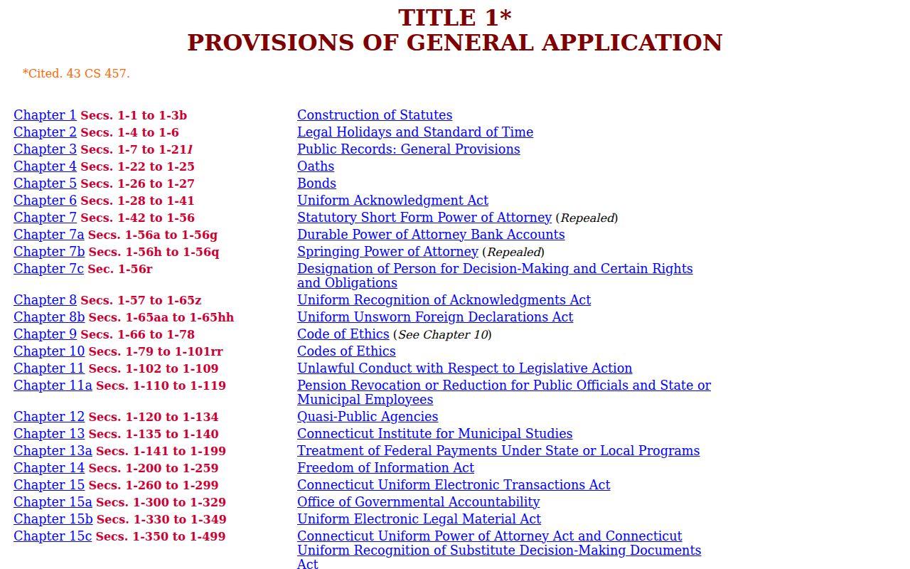 Hartford County court records Connecticut public records statutes