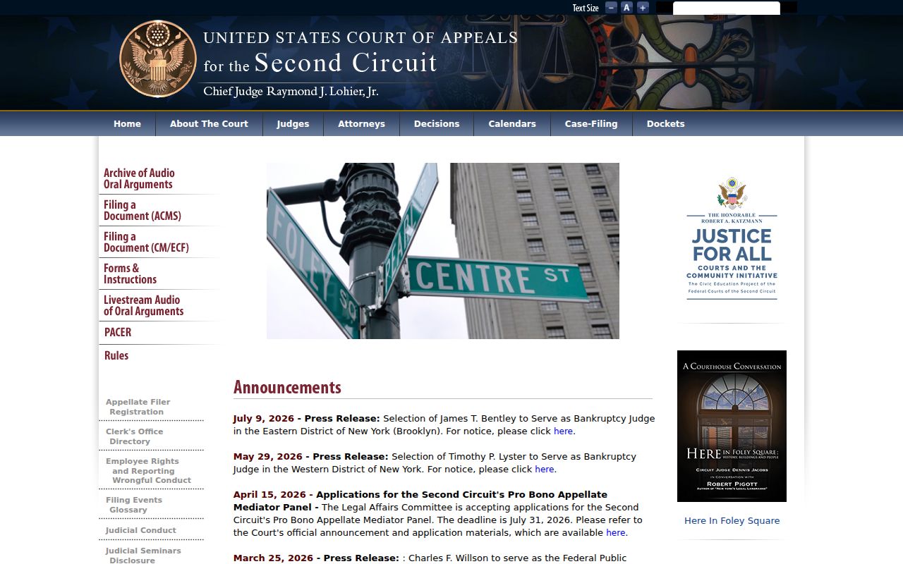 Hartford County Superior Court records compared with Second Circuit federal appeals