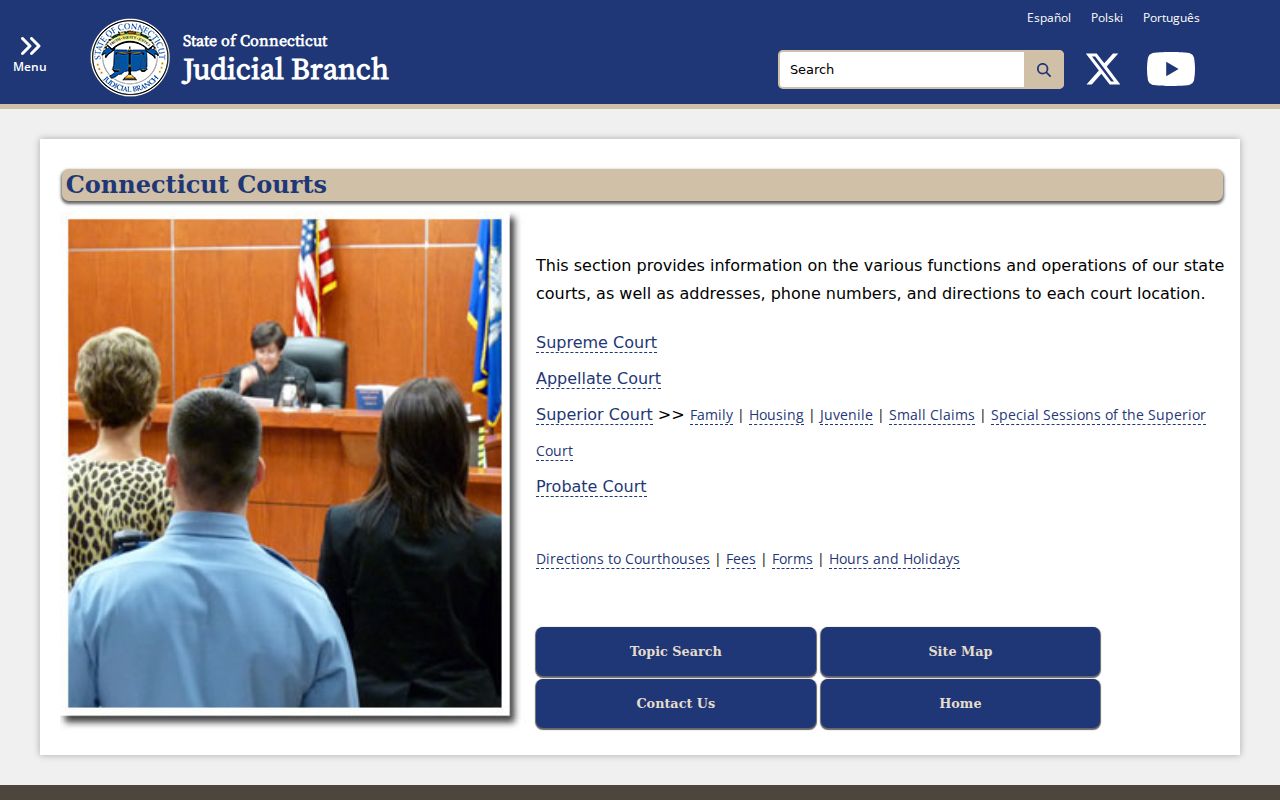 Hartford County court records Connecticut Judicial Branch court overview